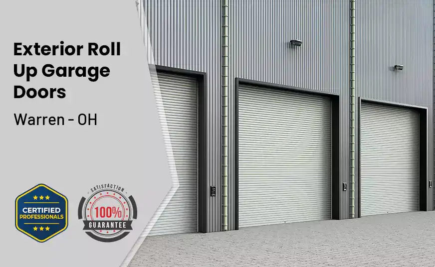 Exterior Roll Up Garage Doors Warren - OH 